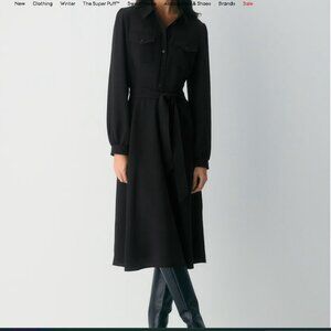 Aritzia Wilfred Songbird Dress - Black, NWT